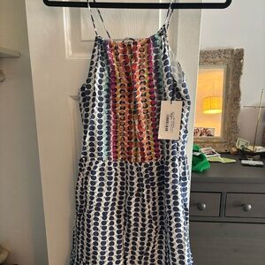Boutique Multicolored Shift Dress - Size M
